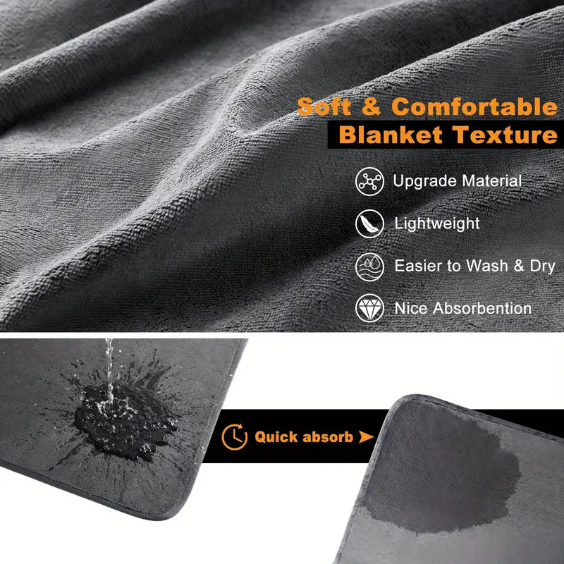 2 Pack Washable Dog Pee Pads, Reusable Puppy Whelping Pads, Machine Washable, Durable, Leak-proof, Absorb Dog Mats Non-Slip Reusable Dog Training Pads For Whelping, Potty, Training, Playpen, Crate