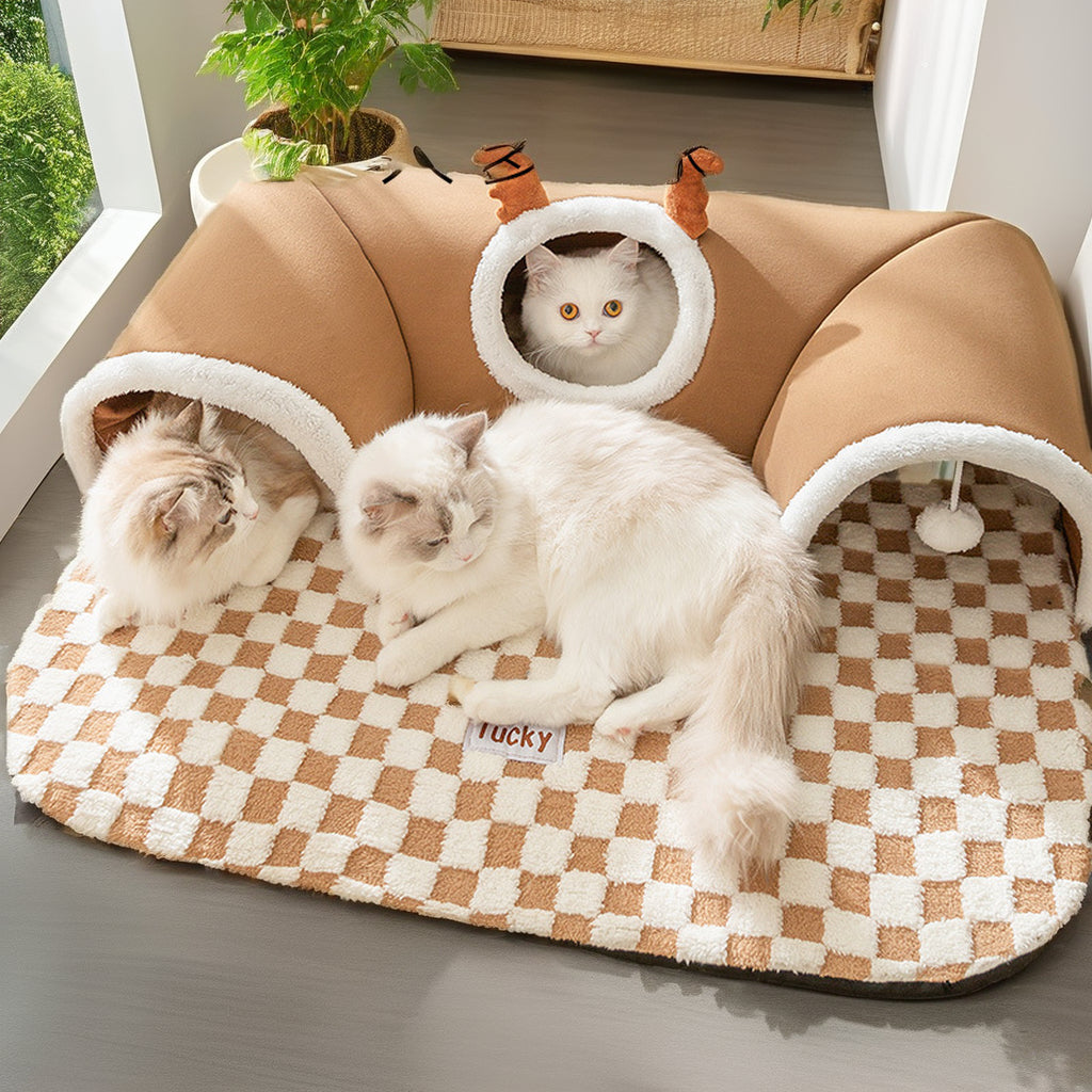 New Cat Bed and Tunnel Design